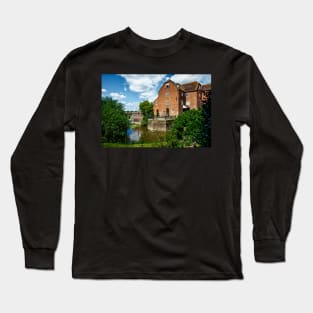 The Abbey Mill At Tewkesbury Long Sleeve T-Shirt